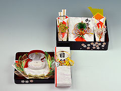 桜花（おうか）アレンジセット３　基本セット + 目録 + 指輪飾り