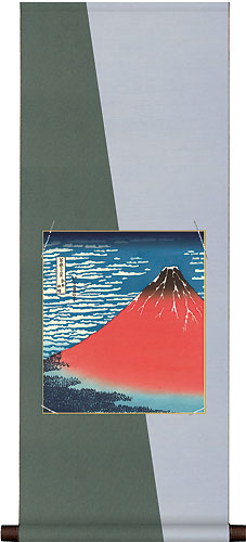 純綿デザイン色紙掛80・紺