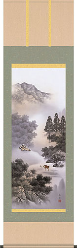長江桂舟作 閑雅悠景　　