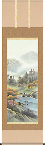 伊藤渓山作
 四季揃 秋