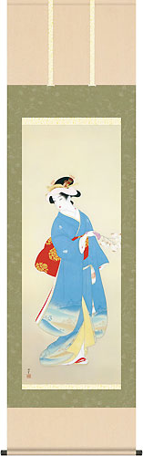 上村松園作 春信