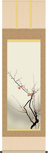 速水御舟作 紅梅