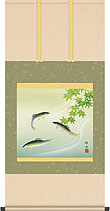 楓に鮎