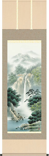 鈴村秀山作 幽山渓谷
