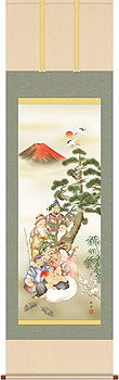 七福吉祥寿松