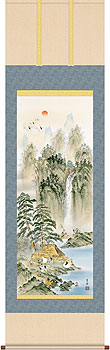 蓬莱七福四神図