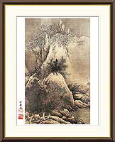 四季山水図　冬