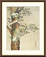 ぽん掛け軸 酒井抱一 三日月千鳥 絹本 名品 複製 希少軸装茶道具掛軸美品 ぽん掛け軸 酒井抱一 三日月千鳥 絹本 名品 複製 希少軸装茶道具掛軸美