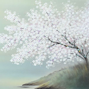 佐藤眉山作 春慶桜