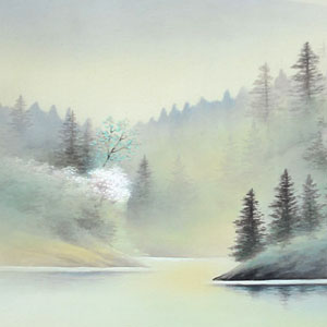 佐藤眉山作 春慶桜