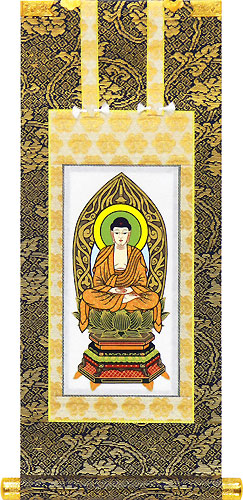 仏壇用 臨済宗(妙心寺派) 釈迦如来/花園法皇/無相大師
