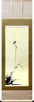 宮本武蔵　枯木鳴鵙図（複製画）
